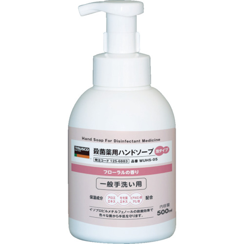 ＴＲＵＳＣＯ　殺菌薬用ハンドソープ　泡タイプ　ボトル０．５Ｌ画像