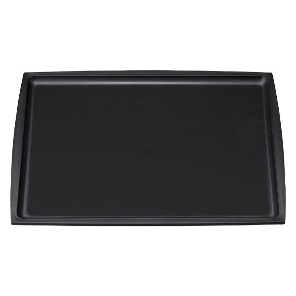 お盆 M44-401 長角盆 330×240 ブラック ノンスリップ マイン画像