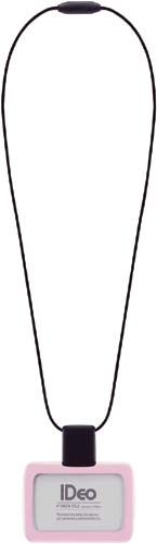 吊下げ名札ＩＤｅｏ　ＩＤカード用ヨコ型　ピンク画像