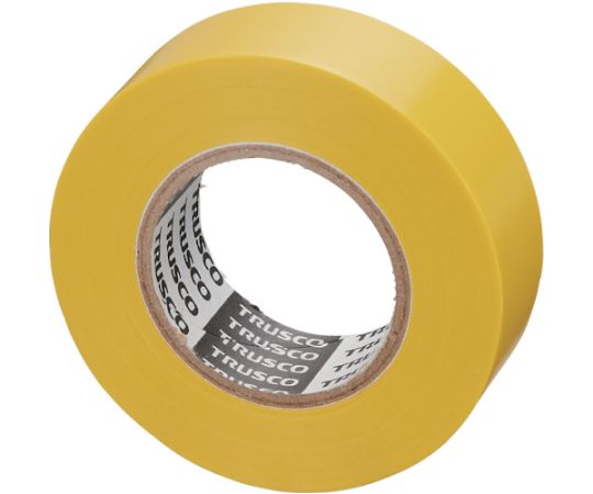 脱鉛タイプビニールテープ　19mmX10m　10巻入り　黄画像