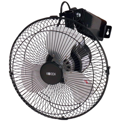 25cmｱﾙﾐ羽根壁掛工業扇 ﾌﾞﾗｯｸ 1台