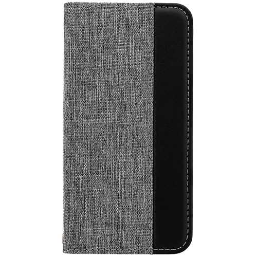 iPhone SE(第2世代)/8/7/6s専用 THE 手帳型ｹｰｽ ｸﾞﾚｰ×ﾌﾞﾗｯｸ 1個