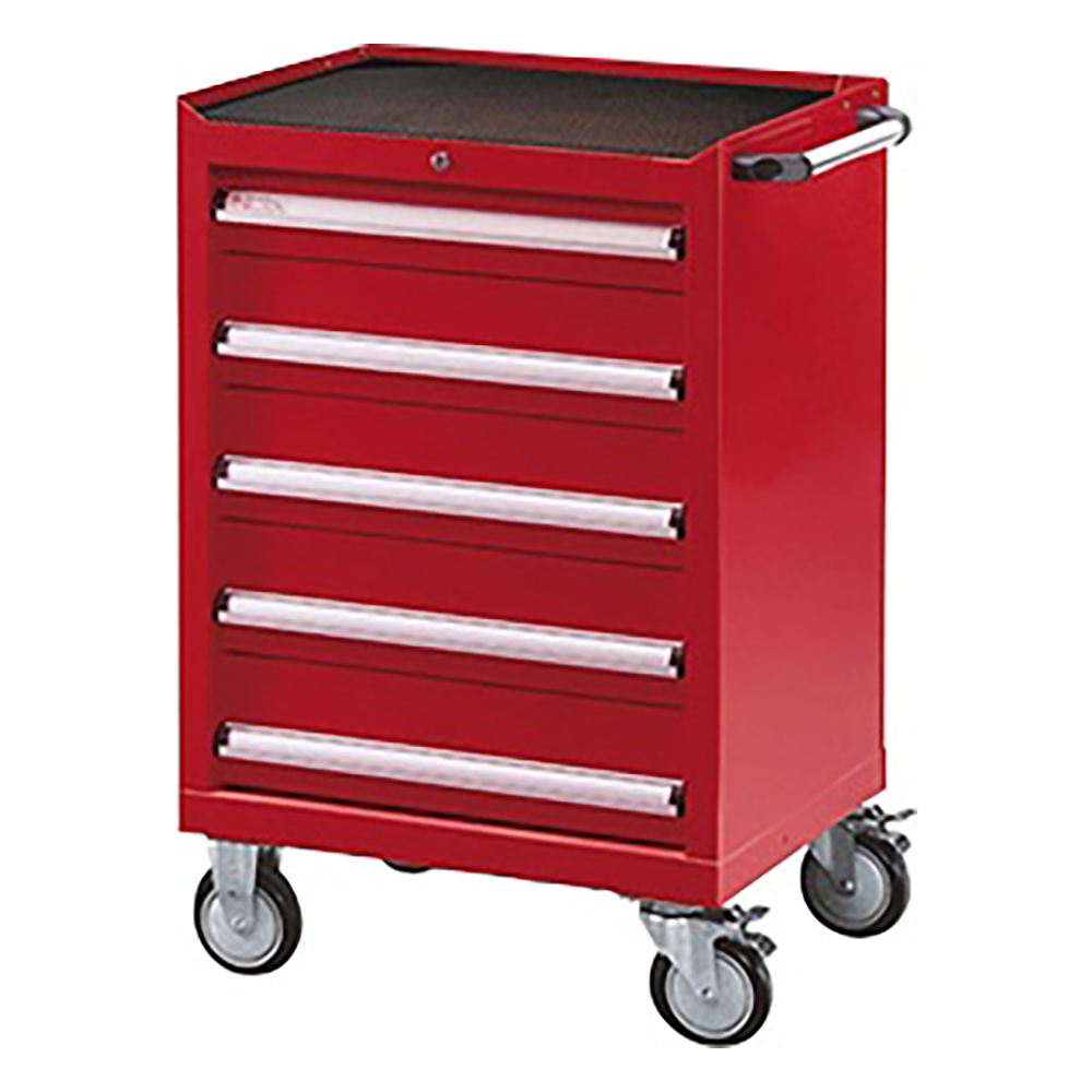 キャビネットワゴン　引出し5段タイプ　630×500×993mm