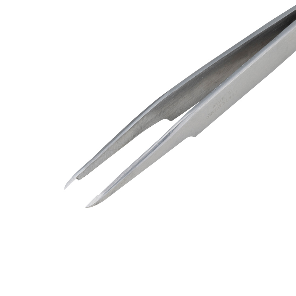 ミクロカッティングピンセット 110mm 4mm 5°画像