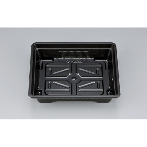シーピー化成 弁当容器 BFO-80 黒 本体画像