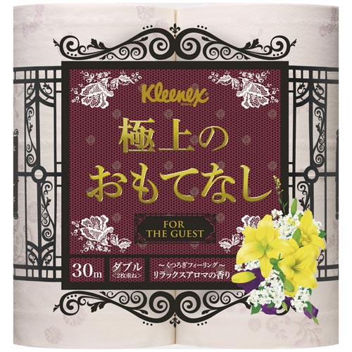 クリネックス極上のおもてなし４ロール３０ｍダブル画像