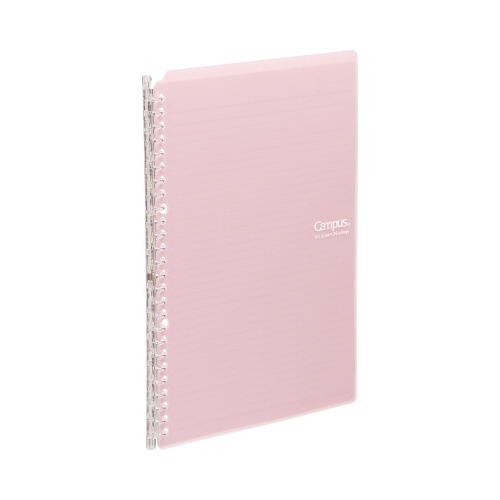 バインダー＜スマートリング＞ＰＰＢ５縦２６穴薄桃画像