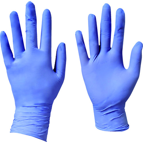 モレーン　ニトリル検査用グローブ　テンピークスグレイシアゼロ　Ｓサイズ（１２５枚／パック）画像