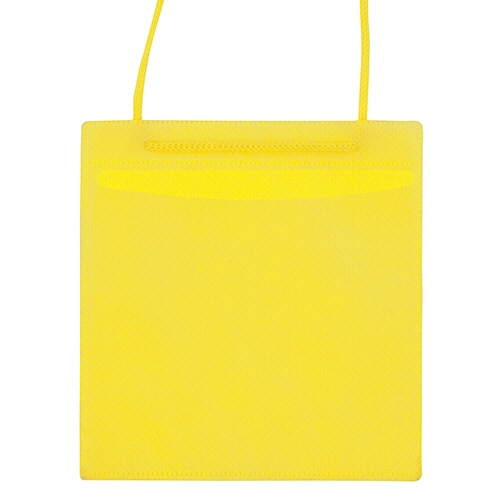 ｶﾗｰ吊下げ名札 ｲﾍﾞﾝﾄｻｲｽﾞ 黄 1ﾊﾟｯｸ(50個)画像