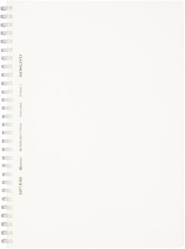 ソフトリング＜クリア＞　セミＢ５　Ｂ罫　８０枚画像