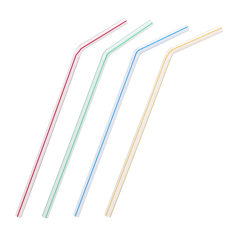 ヘイコーフレキシブルストロー６ｘ２１　ストライプ裸画像