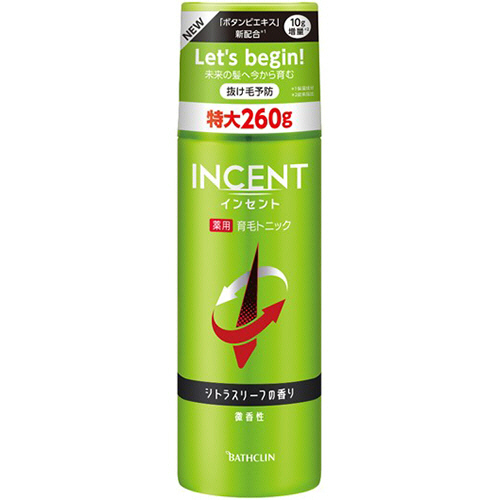 ｲﾝｾﾝﾄ 薬用育毛ﾄﾆｯｸ 微香性 260g 1本画像