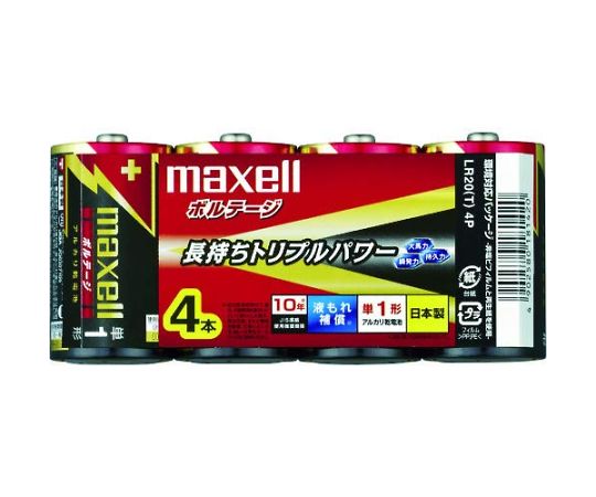 LR20（T）4P ボルテージ単1x4P 1パック（4本入）画像