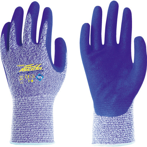 ﾆﾄﾘﾙ背抜き手袋 AIREXDRY 7/S ﾌﾞﾙｰ 1双画像