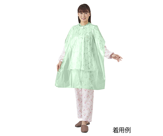 PE食事用エプロン（タイオンタイプ）グリーン 1箱（50枚入）画像