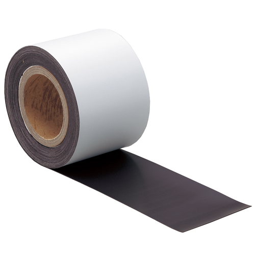 ﾏｸﾞﾈｯﾄｼｰﾄ ﾂﾔなしﾛｰﾙﾀｲﾌﾟ 100mm×10m×0.8mm 白 1巻画像