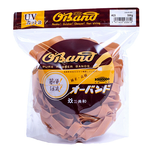 ｵｰﾊﾞﾝﾄﾞ #25 内径63.5mm 500g入 透明袋 1袋画像
