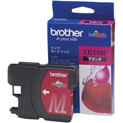 純正インク　ＬＣ１１Ｍ　マゼンタ　２個画像