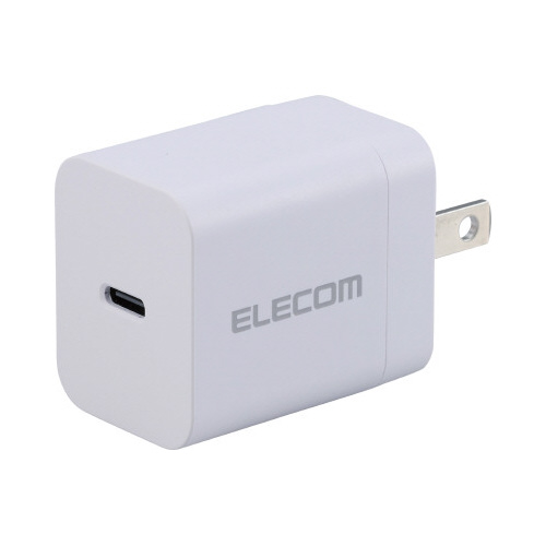 Type-C充電器　PD20W　折りたたみ　白