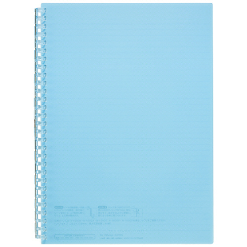 ｵｰﾌﾟﾝﾘﾝｸﾞﾉｰﾄ ｾﾐB5 29穴 B罫 ﾘｰﾌ30枚付属 ﾗｲﾄﾌﾞﾙｰ 1冊画像