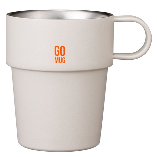マグカップ 285ml GOMUG QAHWA 保温 保冷 ステンレス アイボリー画像