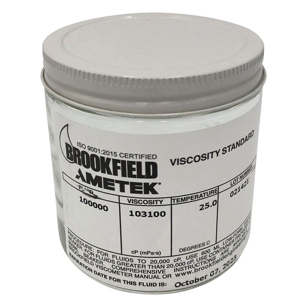 ブルックフィールド シリコン標準粘度液 100000mPa・s画像