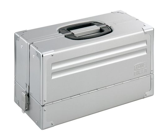 整備用工具セット ツールセット （シルバー仕様） 間口433×奥行220×高さ240mm 整然とした配置で並べられた工具が見える様子