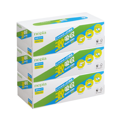 激吸収キッチンタオルボックス３コパック×１０画像