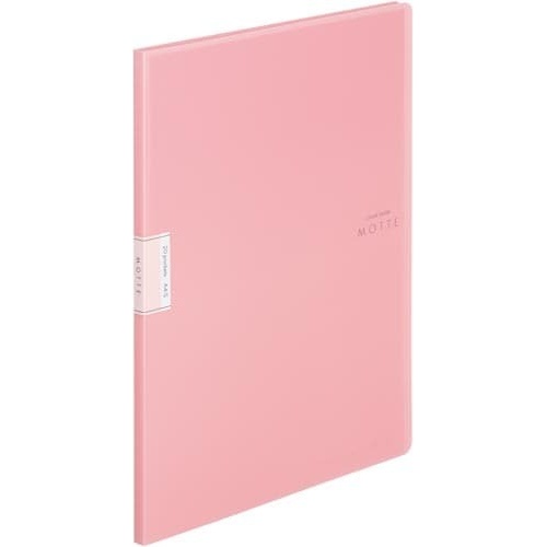 クリヤーブックモッテＡ４縦　２０Ｐ　薄ピンク１０冊画像