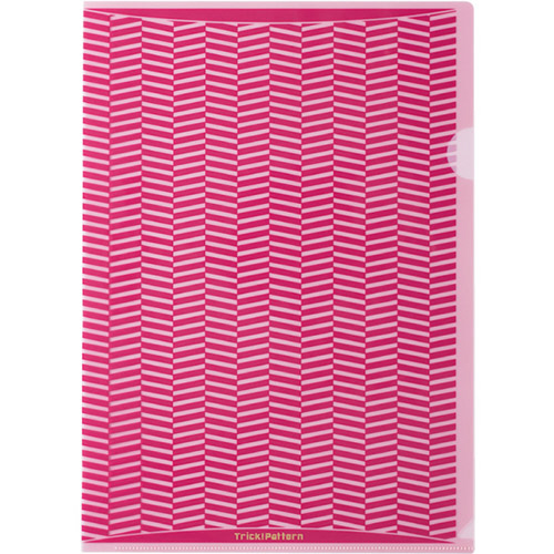 ﾄﾘｯｸ!ｸﾘｱﾌｫﾙﾀﾞ A4 ﾋﾟﾝｸ 1ﾊﾟｯｸ(10枚)画像