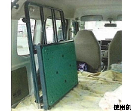 645x945x1100mm カゴ台車(分割式) 分割された部品が整然と配置された状態