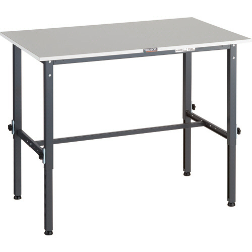 RAEM2型高さ調節作業台 天板 1200×750×650-950mm 脚部:ﾀﾞｰｸｸﾞﾚｰ 1台画像