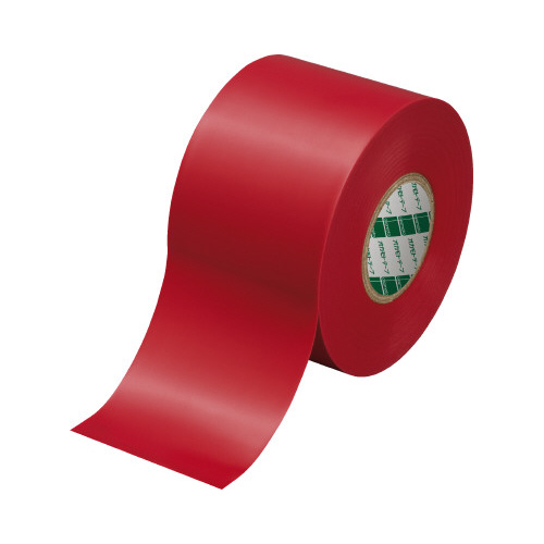 ビニールテープ　赤　４巻画像