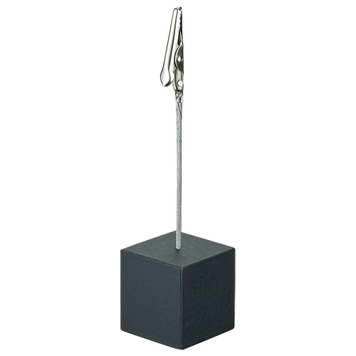 ｸﾘｯﾌﾟｽﾀﾝﾄﾞ 木製 ﾌﾞﾗｯｸ 1個画像