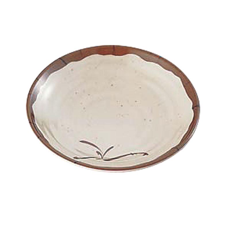 メラミン食器 織部 OB-14 小皿 エンテック画像