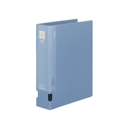 チューブファイルＰＰ青Ａ４縦背幅７４ｍｍ画像