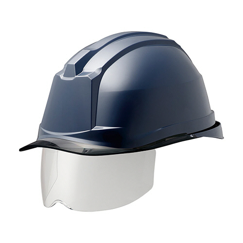 PC製ﾍﾙﾒｯﾄ(αﾗｲﾅｰ･ｸﾘｱﾊﾞｲｻﾞｰ･ｼｰﾙﾄﾞ面) ﾈｲﾋﾞｰ/ｽﾓｰｸ 1個画像