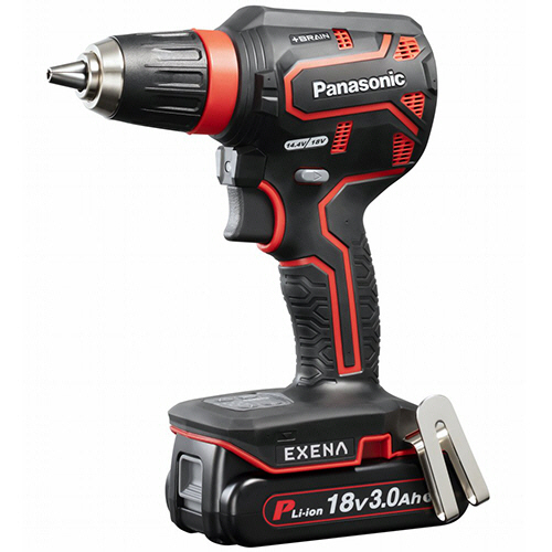 ｴｸﾞｾﾞﾅ 充電ﾄﾞﾘﾙﾄﾞﾗｲﾊﾞｰ PNﾀｲﾌﾟ 電池ｾｯﾄ 18V 3.0Ah 赤 1台画像