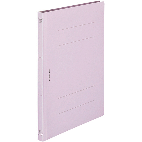 ﾌﾗｯﾄﾌｧｲﾙ(環境) 樹脂押え具 A4ﾀﾃ 150枚収容 背幅18mm ﾊﾟｰﾌﾟﾙ 1ｾｯﾄ(10冊)画像