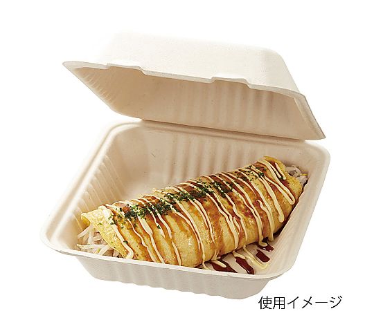 食品容器 エコバンブー フードパック BFD-20 20枚入 複数のフードパックが横に並べられている状態