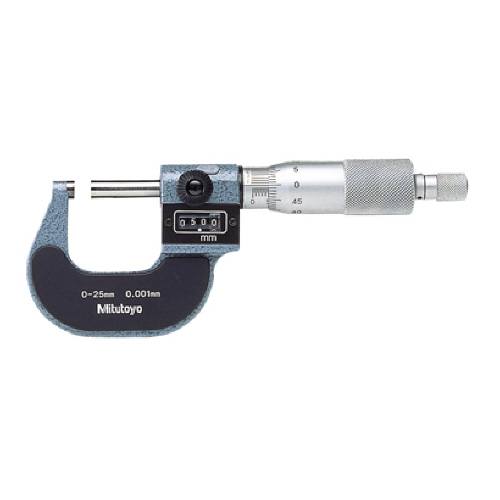 ｶｳﾝﾄ外側ﾏｲｸﾛﾒｰﾀｰ 0-25mm ﾊﾞｰﾆｬ付 1個画像