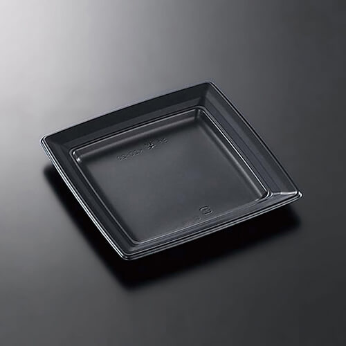 中央化学 惣菜容器 CT沙楽 K20-20 本体 BK 50枚画像