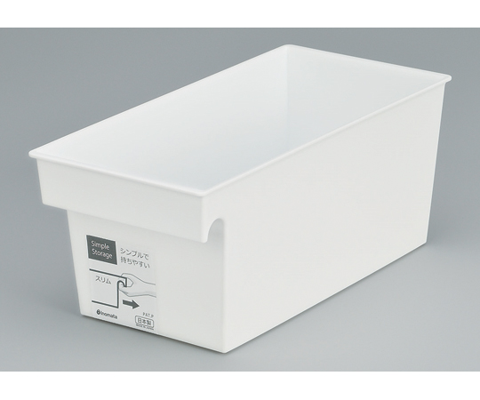 シンプルストレージ スリム ホワイト画像