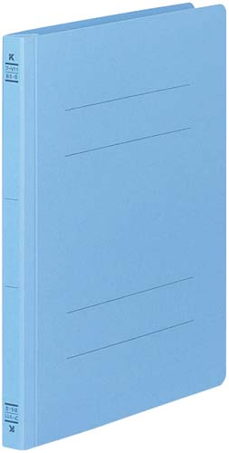 フラットファイルＶ樹脂とじ具　Ｂ５縦　鮮青１０冊画像