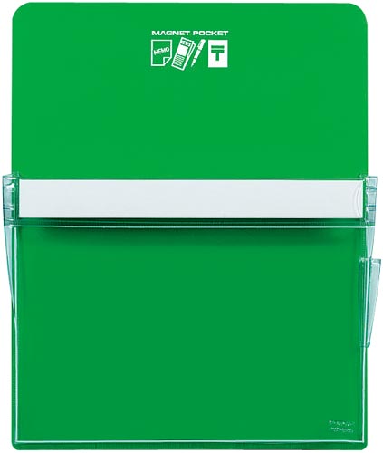 マグネットポケット　Ａ４　１８０×２３０ｍｍ　緑画像