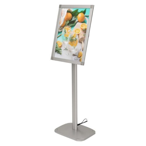 売場備品 イージーライトパネルスタンドver2 シルバー 友屋 [ケース販売]画像