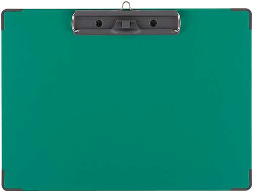 用箋挟Ｂ（総クロス貼り）　Ａ４横　緑　１０枚