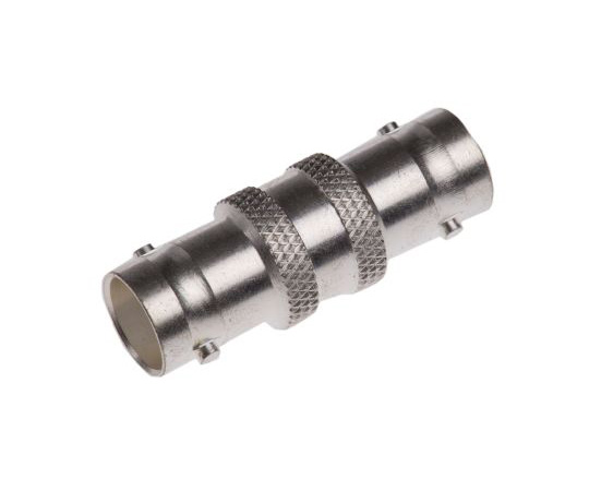 同軸　変換アダプタ　ストレート　BNC　ジャック　-　BNC　-　ジャック　銀画像