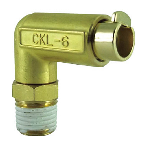 ﾀｯﾁｺﾈｸﾀｰｴﾙﾎﾞｺﾈｸﾀｰHﾀｲﾌﾟ(金属) R1/4 外径6mm 1個画像