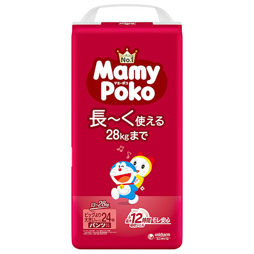ﾏﾐｰﾎﾟｺﾊﾟﾝﾂ ﾄﾞﾗえもん ﾋﾞｯｸﾞより大きいｻｲｽﾞ 1ｾｯﾄ(72枚:24枚×3ﾊﾟｯｸ)画像
